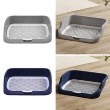 Large Dog Toilet Training Pad Tray Indoor Cat Puppy Potty Loo Mat Splash-proof