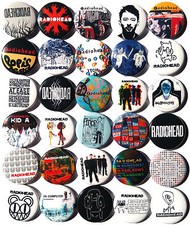 RADIOHEAD Button Badges Pins