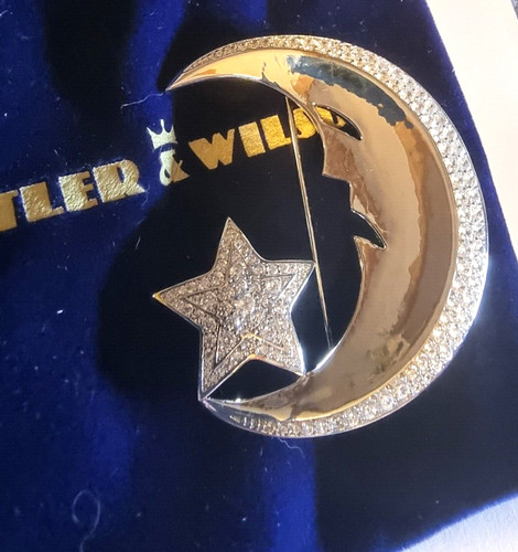 Butler and wilson - silver, tone