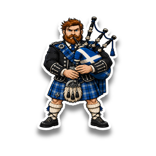 Scotland scottish man playing - scottish,