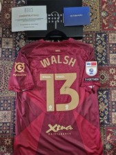 QPR FC 2024/25 Home Match Worn Issue And Signed EFL Championship Shirt COA Walsh