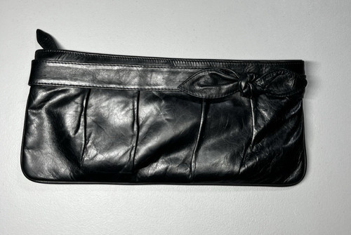 Kooba black leather clutch - kooba,
