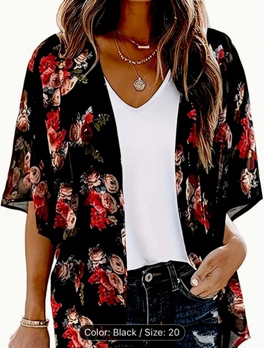 Ladies pretty black - ladies, floral