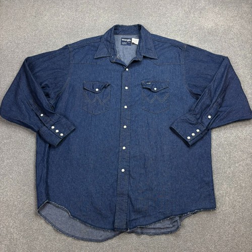 Wrangler denim shirt adult - denim,