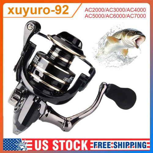 Metal spinning fishing reel - metal,