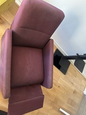 Burgundy Recliner Chair –