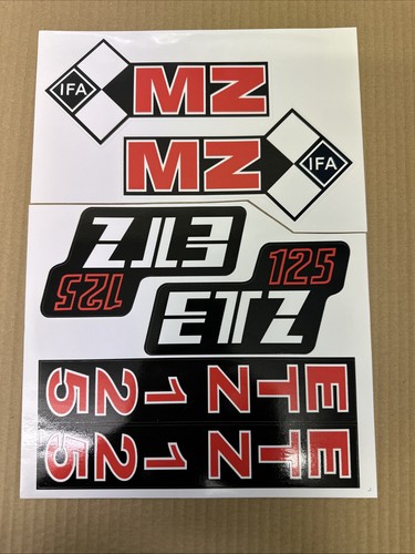 Etz 125 sticker set - etz,