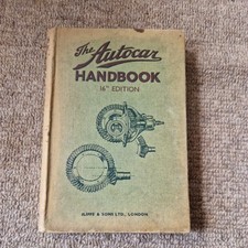 THE AUTOCAR HANDBOOK ; 16TH EDITION ; 1942 ; HARDBACK BOOK