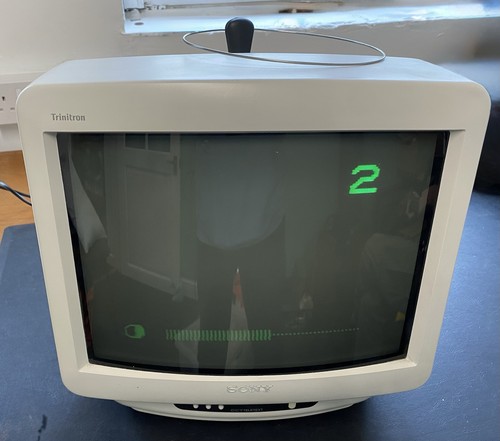 Rare white sony trinitron - rare,
