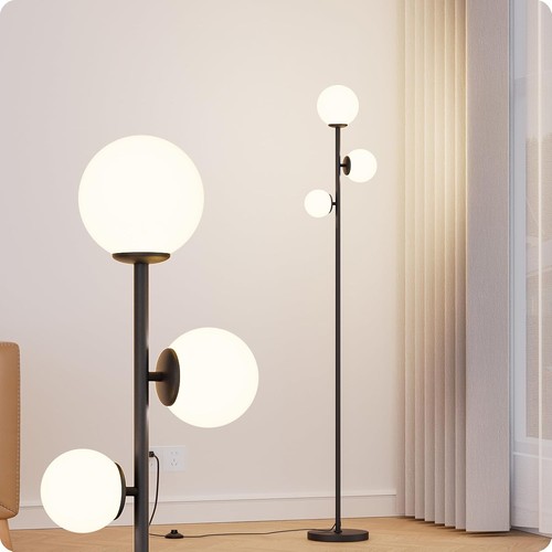 Floor lamp with frosted - with,