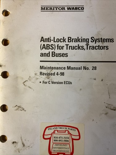 Meritor wabco anti lock - wabco, anti-lock
