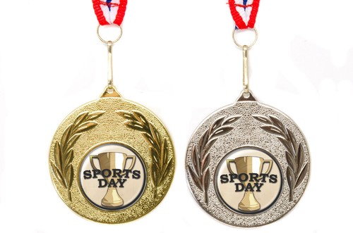 Round metal silver - metal, gold