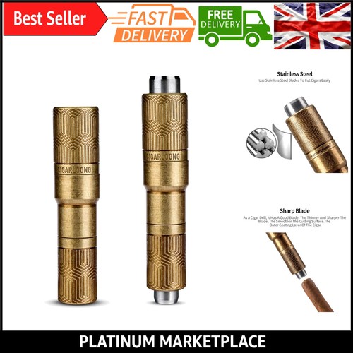 Gold cigar punch double blade - punch,