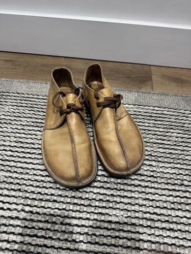 Tan leather clarks originals - leather,