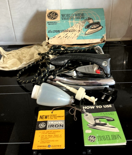 Vintage travel iron 1960s - travel,
