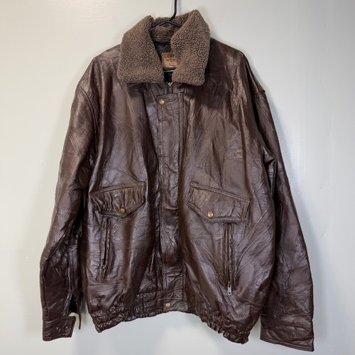 Leather works mens vintage xxl - leather,