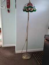 Retro Tiffany-Style Stained Glass Floor And Table Lamp COLLECTION ONLY