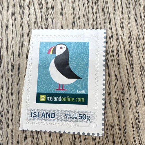 Iceland 50g puffin bird - bird, stamp