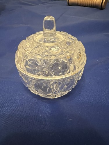 Vintage glass jar - jar, bowl