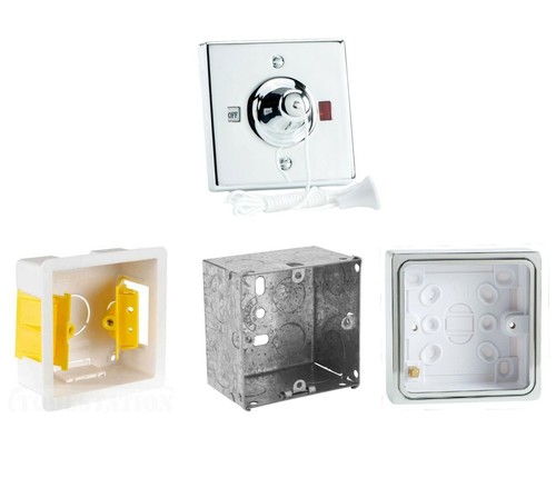 Chrome effect shower pull - chrome,