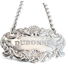 Sterling Silver Decanter Label