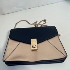 Dune London Navy & Rose Gold