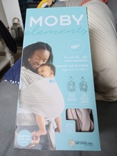 MOBY ELEMENTS BIRTH+ (8-33 LBs, 3.6-15 KG) WRAP BABY CARRIER