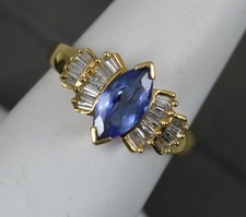 Iliana Marquise Tanzanite and