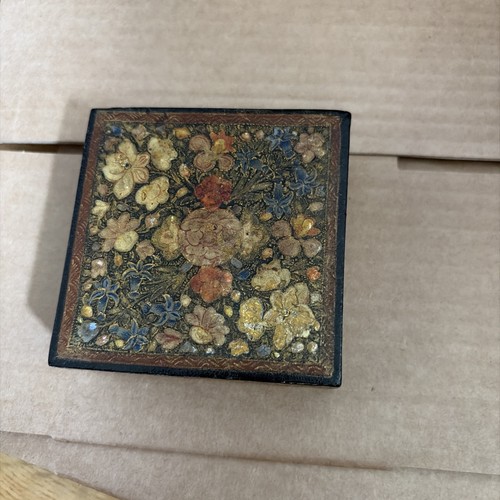 Vintage kashmiri hand painted - kashmiri,