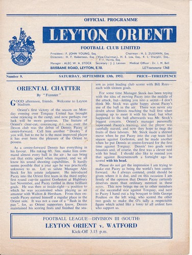 Leyton orient watford - leyton,