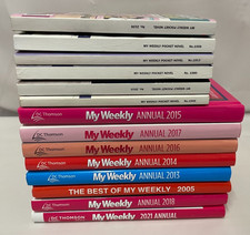 Mixed Selection of My Weekly Annual Books Various Years Choose Your Own