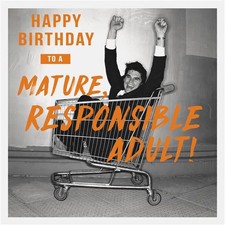 Funny birthday card - birthday, to