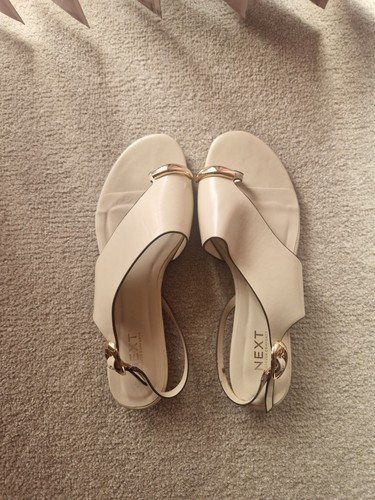 Next cream toe post sandals - next,,