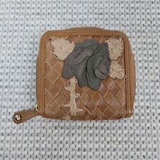 Sara Berman NEW Sammie Rose wallet or purse Brown leather Coin + note sections