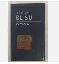 Nokia Battery BL-5U Fits 8800 ARTE 8900 6212 E66 6600S 1000mAh (1144)