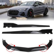 For Peugeot 3008 5008 Front Bumper Lip Splitter Spoiler + 46 inch Side Skirts UK
