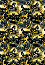 BATMAN Birthday Gift Wrap -