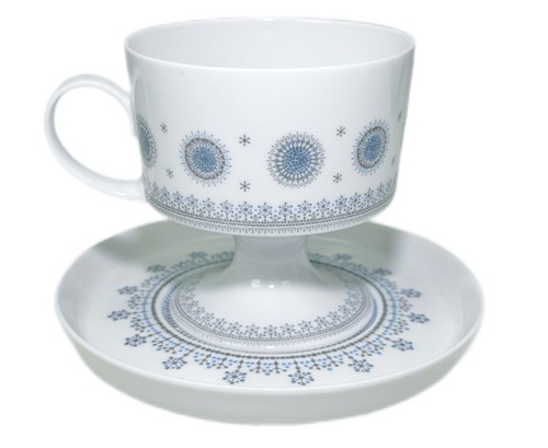 Pedestal cup saucer - pedestal,