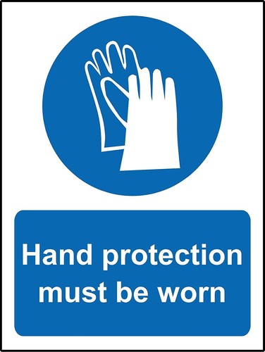 Mandatory sign hand - ,
