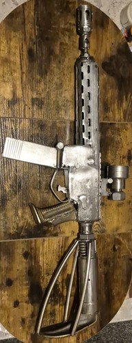 Cold iron scrap metal - -, gun