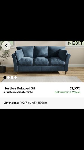 New next sofa rrp - rrp, £1400