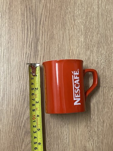 Vintage nescafé red ceramic - vintage,