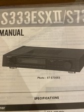 ST-S333ESXii/S730ES Fm Stereo Tuner Service Manual  - Sony 333