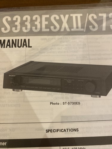S333esxii s730es stereo - fm,