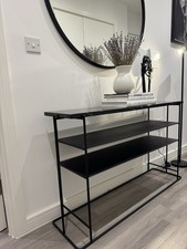Bo Concept Paris Black Console Table RRP £829