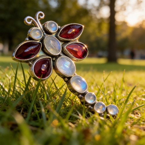 Larger sterling silver - larger,