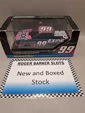 Scalextric C2021 Ford Thunderbird NASCAR Black #99 Exide 1/32 Slot Car Racing