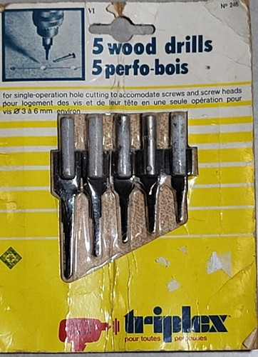 Vintage triplex drill bits - vintage,