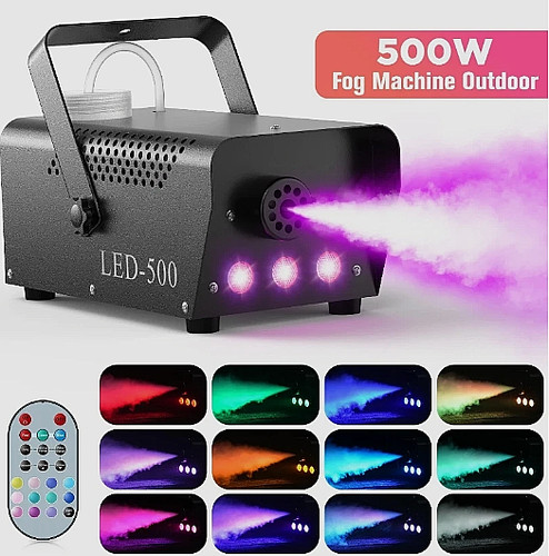 Led 500w rgb colorful smoke - rgb,