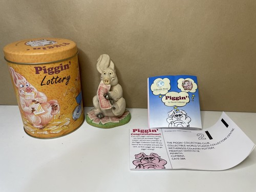 Piggin lottery figurine - piggin’,
